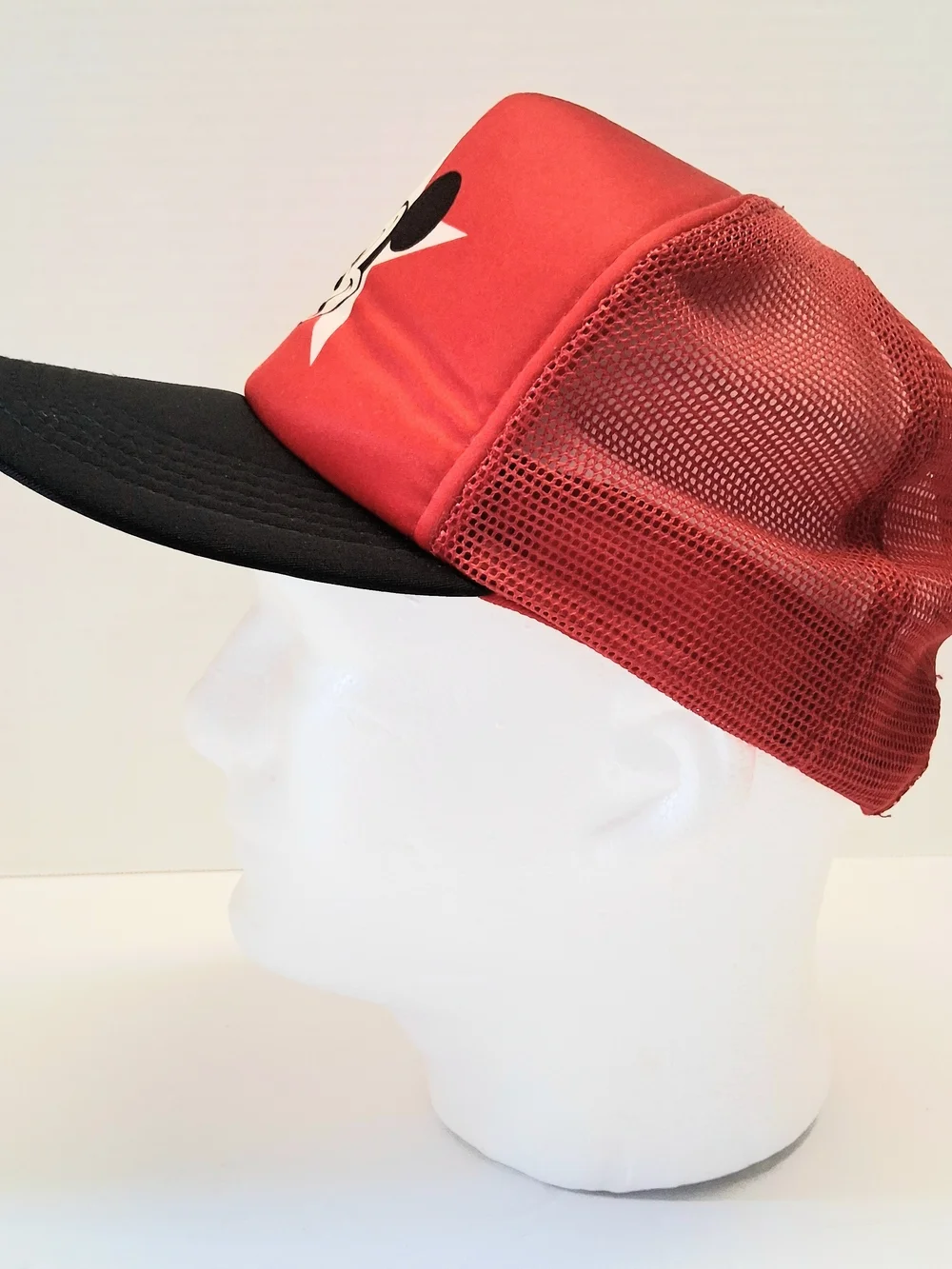 Vintage 1980's Adult Mickey Mouse Trucker Style Hat Snapback Closure Cap EUC